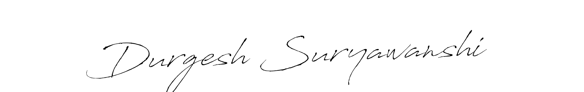 How to make Durgesh Suryawanshi signature? Antro_Vectra is a professional autograph style. Create handwritten signature for Durgesh Suryawanshi name. Durgesh Suryawanshi signature style 6 images and pictures png