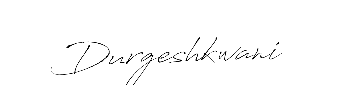 Make a beautiful signature design for name Durgeshkwani. With this signature (Antro_Vectra) style, you can create a handwritten signature for free. Durgeshkwani signature style 6 images and pictures png