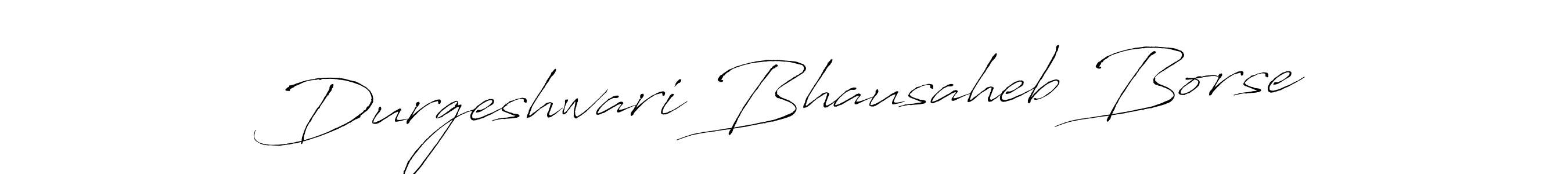 Create a beautiful signature design for name Durgeshwari Bhausaheb Borse. With this signature (Antro_Vectra) fonts, you can make a handwritten signature for free. Durgeshwari Bhausaheb Borse signature style 6 images and pictures png
