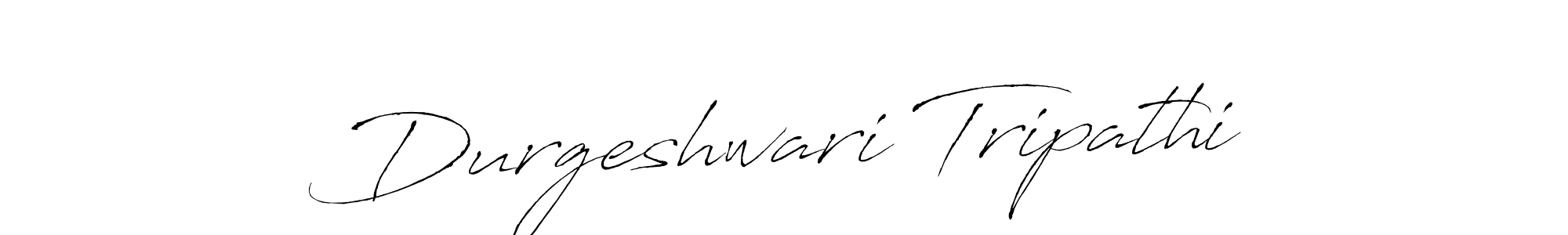 Create a beautiful signature design for name Durgeshwari Tripathi. With this signature (Antro_Vectra) fonts, you can make a handwritten signature for free. Durgeshwari Tripathi signature style 6 images and pictures png