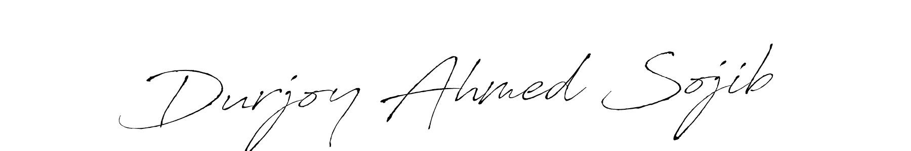 How to make Durjoy Ahmed Sojib name signature. Use Antro_Vectra style for creating short signs online. This is the latest handwritten sign. Durjoy Ahmed Sojib signature style 6 images and pictures png