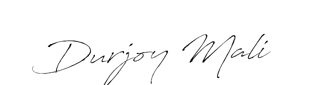 The best way (Antro_Vectra) to make a short signature is to pick only two or three words in your name. The name Durjoy Mali include a total of six letters. For converting this name. Durjoy Mali signature style 6 images and pictures png