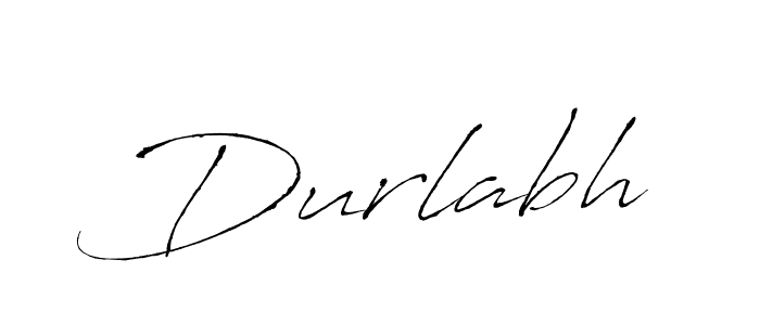Use a signature maker to create a handwritten signature online. With this signature software, you can design (Antro_Vectra) your own signature for name Durlabh. Durlabh signature style 6 images and pictures png