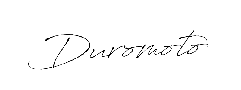 Use a signature maker to create a handwritten signature online. With this signature software, you can design (Antro_Vectra) your own signature for name Duromoto. Duromoto signature style 6 images and pictures png