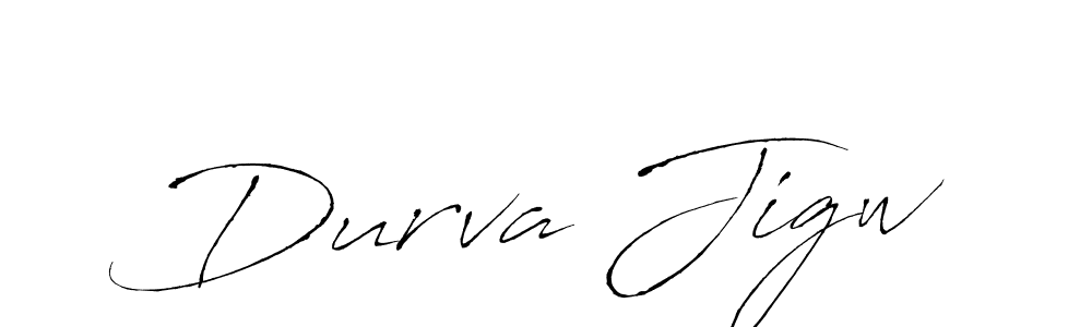 The best way (Antro_Vectra) to make a short signature is to pick only two or three words in your name. The name Durva Jigw include a total of six letters. For converting this name. Durva Jigw signature style 6 images and pictures png