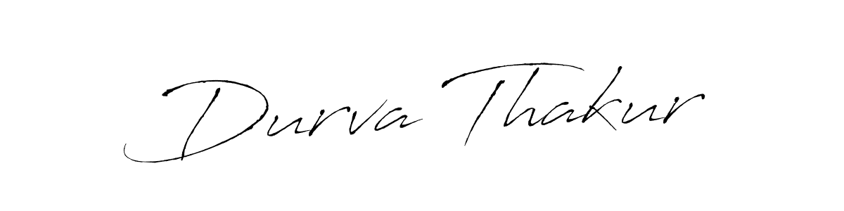 Make a beautiful signature design for name Durva Thakur. With this signature (Antro_Vectra) style, you can create a handwritten signature for free. Durva Thakur signature style 6 images and pictures png