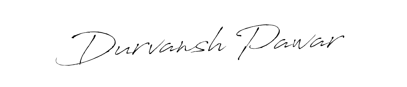 Make a beautiful signature design for name Durvansh Pawar. With this signature (Antro_Vectra) style, you can create a handwritten signature for free. Durvansh Pawar signature style 6 images and pictures png