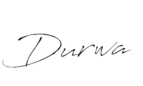 Durwa stylish signature style. Best Handwritten Sign (Antro_Vectra) for my name. Handwritten Signature Collection Ideas for my name Durwa. Durwa signature style 6 images and pictures png