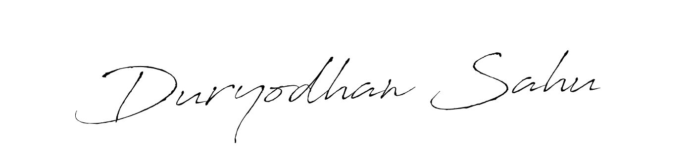 Duryodhan Sahu stylish signature style. Best Handwritten Sign (Antro_Vectra) for my name. Handwritten Signature Collection Ideas for my name Duryodhan Sahu. Duryodhan Sahu signature style 6 images and pictures png