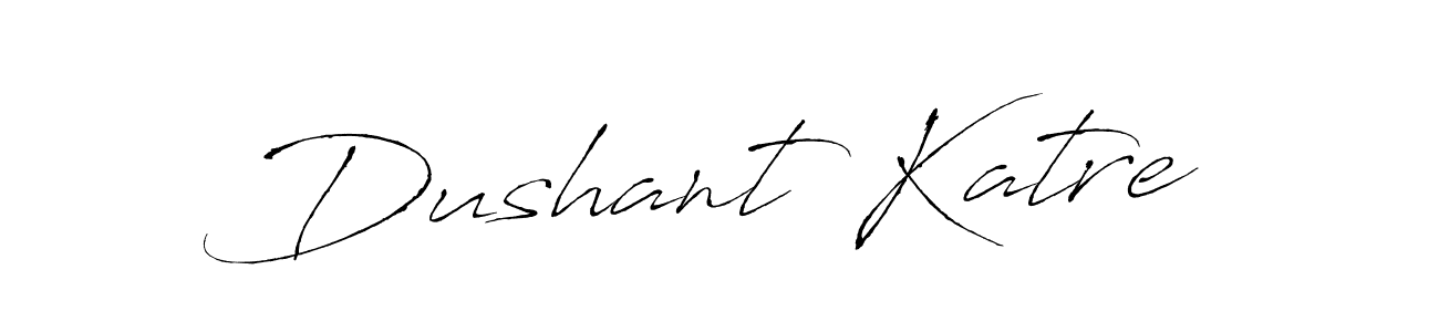 Use a signature maker to create a handwritten signature online. With this signature software, you can design (Antro_Vectra) your own signature for name Dushant Katre. Dushant Katre signature style 6 images and pictures png