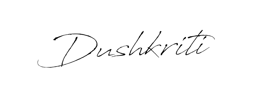 if you are searching for the best signature style for your name Dushkriti. so please give up your signature search. here we have designed multiple signature styles  using Antro_Vectra. Dushkriti signature style 6 images and pictures png