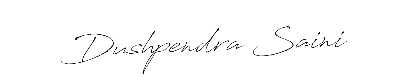 Dushpendra Saini stylish signature style. Best Handwritten Sign (Antro_Vectra) for my name. Handwritten Signature Collection Ideas for my name Dushpendra Saini. Dushpendra Saini signature style 6 images and pictures png