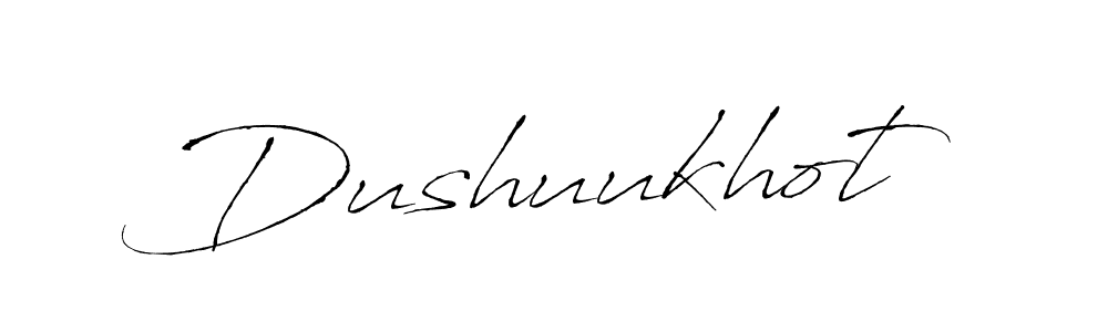 Make a beautiful signature design for name Dushuukhot. With this signature (Antro_Vectra) style, you can create a handwritten signature for free. Dushuukhot signature style 6 images and pictures png