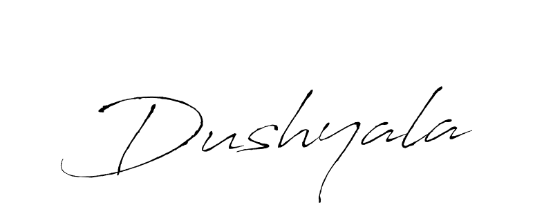 The best way (Antro_Vectra) to make a short signature is to pick only two or three words in your name. The name Dushyala include a total of six letters. For converting this name. Dushyala signature style 6 images and pictures png
