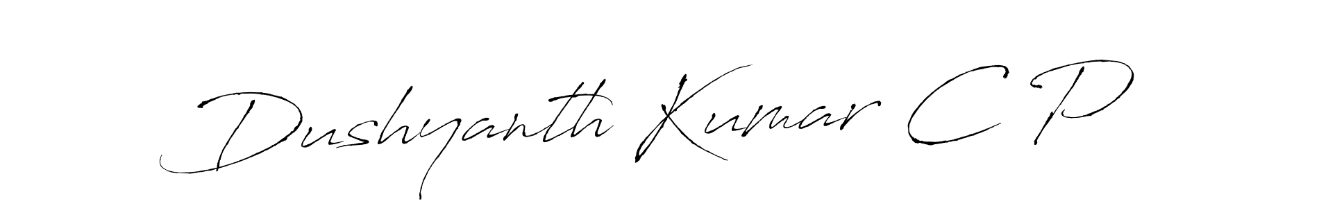 You can use this online signature creator to create a handwritten signature for the name Dushyanth Kumar C P. This is the best online autograph maker. Dushyanth Kumar C P signature style 6 images and pictures png