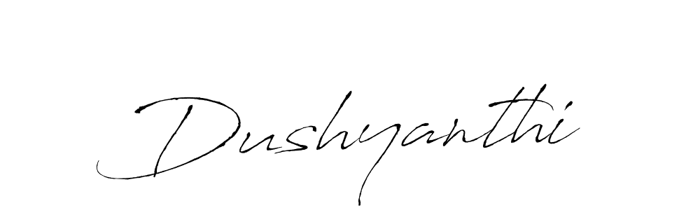 Dushyanthi stylish signature style. Best Handwritten Sign (Antro_Vectra) for my name. Handwritten Signature Collection Ideas for my name Dushyanthi. Dushyanthi signature style 6 images and pictures png