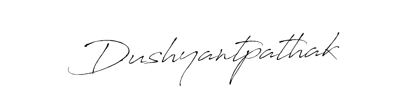 Make a beautiful signature design for name Dushyantpathak. Use this online signature maker to create a handwritten signature for free. Dushyantpathak signature style 6 images and pictures png