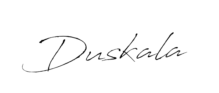 if you are searching for the best signature style for your name Duskala. so please give up your signature search. here we have designed multiple signature styles  using Antro_Vectra. Duskala signature style 6 images and pictures png
