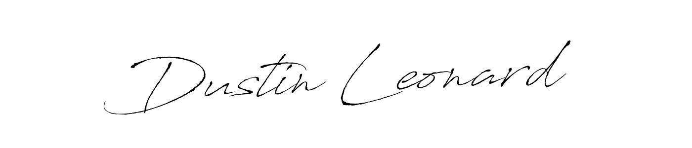 How to make Dustin Leonard signature? Antro_Vectra is a professional autograph style. Create handwritten signature for Dustin Leonard name. Dustin Leonard signature style 6 images and pictures png