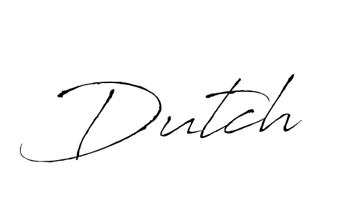 How to Draw Dutch signature style? Antro_Vectra is a latest design signature styles for name Dutch. Dutch signature style 6 images and pictures png