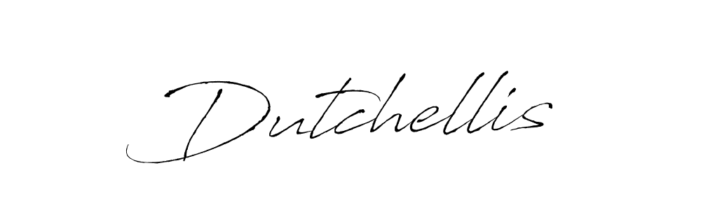 Antro_Vectra is a professional signature style that is perfect for those who want to add a touch of class to their signature. It is also a great choice for those who want to make their signature more unique. Get Dutchellis name to fancy signature for free. Dutchellis signature style 6 images and pictures png