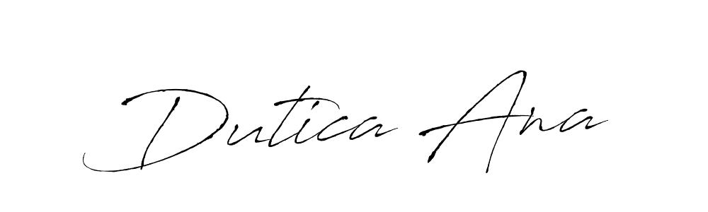 Create a beautiful signature design for name Dutica Ana. With this signature (Antro_Vectra) fonts, you can make a handwritten signature for free. Dutica Ana signature style 6 images and pictures png