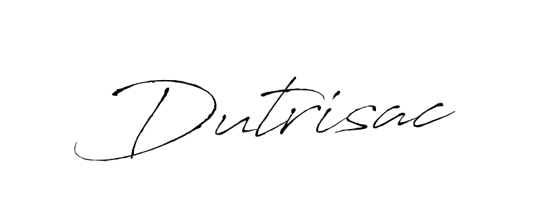 How to make Dutrisac signature? Antro_Vectra is a professional autograph style. Create handwritten signature for Dutrisac name. Dutrisac signature style 6 images and pictures png