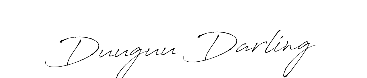 Duuguu Darling stylish signature style. Best Handwritten Sign (Antro_Vectra) for my name. Handwritten Signature Collection Ideas for my name Duuguu Darling. Duuguu Darling signature style 6 images and pictures png