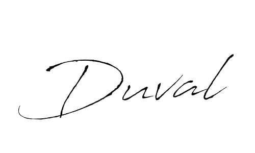 Design your own signature with our free online signature maker. With this signature software, you can create a handwritten (Antro_Vectra) signature for name Duval. Duval signature style 6 images and pictures png