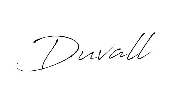 Use a signature maker to create a handwritten signature online. With this signature software, you can design (Antro_Vectra) your own signature for name Duvall. Duvall signature style 6 images and pictures png