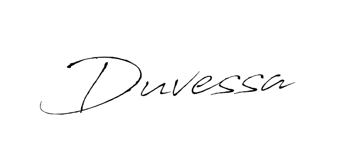 Design your own signature with our free online signature maker. With this signature software, you can create a handwritten (Antro_Vectra) signature for name Duvessa. Duvessa signature style 6 images and pictures png