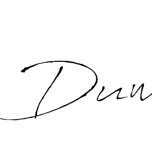 Duw stylish signature style. Best Handwritten Sign (Antro_Vectra) for my name. Handwritten Signature Collection Ideas for my name Duw. Duw signature style 6 images and pictures png