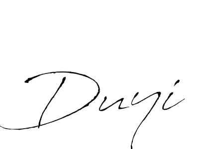 Use a signature maker to create a handwritten signature online. With this signature software, you can design (Antro_Vectra) your own signature for name Duyi. Duyi signature style 6 images and pictures png