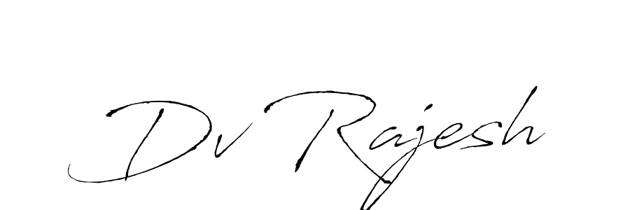 Dv Rajesh stylish signature style. Best Handwritten Sign (Antro_Vectra) for my name. Handwritten Signature Collection Ideas for my name Dv Rajesh. Dv Rajesh signature style 6 images and pictures png
