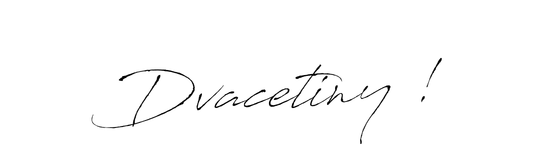 if you are searching for the best signature style for your name Dvacetiny !. so please give up your signature search. here we have designed multiple signature styles  using Antro_Vectra. Dvacetiny ! signature style 6 images and pictures png