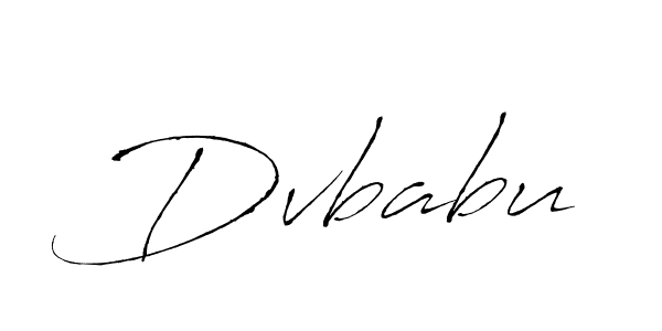 Make a beautiful signature design for name Dvbabu. Use this online signature maker to create a handwritten signature for free. Dvbabu signature style 6 images and pictures png