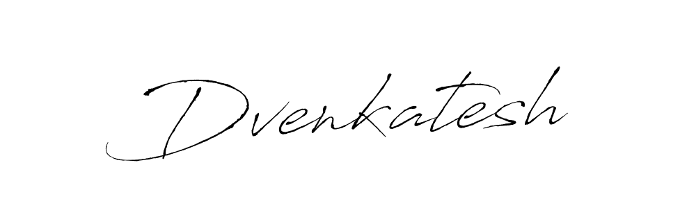 Make a beautiful signature design for name Dvenkatesh. With this signature (Antro_Vectra) style, you can create a handwritten signature for free. Dvenkatesh signature style 6 images and pictures png