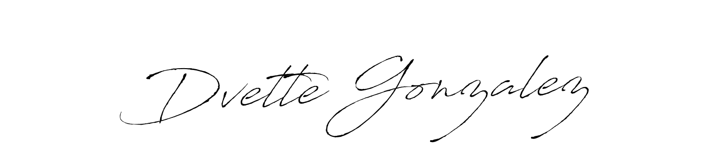 if you are searching for the best signature style for your name Dvette Gonzalez. so please give up your signature search. here we have designed multiple signature styles  using Antro_Vectra. Dvette Gonzalez signature style 6 images and pictures png