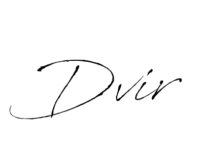 You should practise on your own different ways (Antro_Vectra) to write your name (Dvir) in signature. don't let someone else do it for you. Dvir signature style 6 images and pictures png
