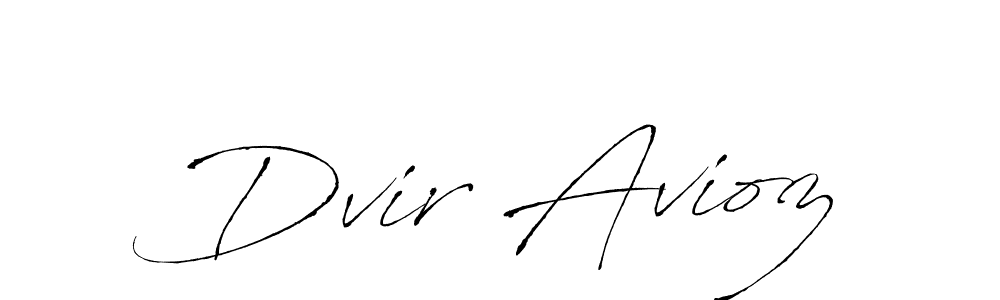 Create a beautiful signature design for name Dvir Avioz. With this signature (Antro_Vectra) fonts, you can make a handwritten signature for free. Dvir Avioz signature style 6 images and pictures png