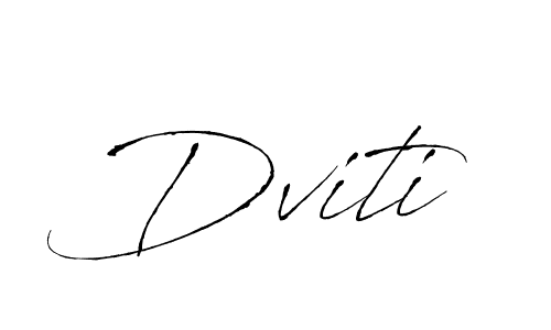 How to make Dviti name signature. Use Antro_Vectra style for creating short signs online. This is the latest handwritten sign. Dviti signature style 6 images and pictures png