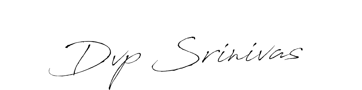 Dvp Srinivas stylish signature style. Best Handwritten Sign (Antro_Vectra) for my name. Handwritten Signature Collection Ideas for my name Dvp Srinivas. Dvp Srinivas signature style 6 images and pictures png