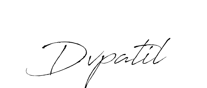 Dvpatil stylish signature style. Best Handwritten Sign (Antro_Vectra) for my name. Handwritten Signature Collection Ideas for my name Dvpatil. Dvpatil signature style 6 images and pictures png