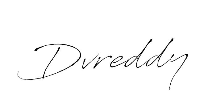 How to make Dvreddy signature? Antro_Vectra is a professional autograph style. Create handwritten signature for Dvreddy name. Dvreddy signature style 6 images and pictures png