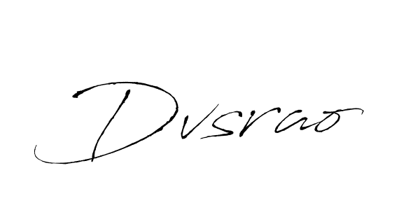 Create a beautiful signature design for name Dvsrao. With this signature (Antro_Vectra) fonts, you can make a handwritten signature for free. Dvsrao signature style 6 images and pictures png