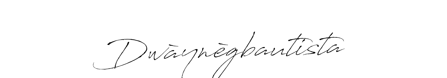 The best way (Antro_Vectra) to make a short signature is to pick only two or three words in your name. The name Dwàynègbautista include a total of six letters. For converting this name. Dwàynègbautista signature style 6 images and pictures png