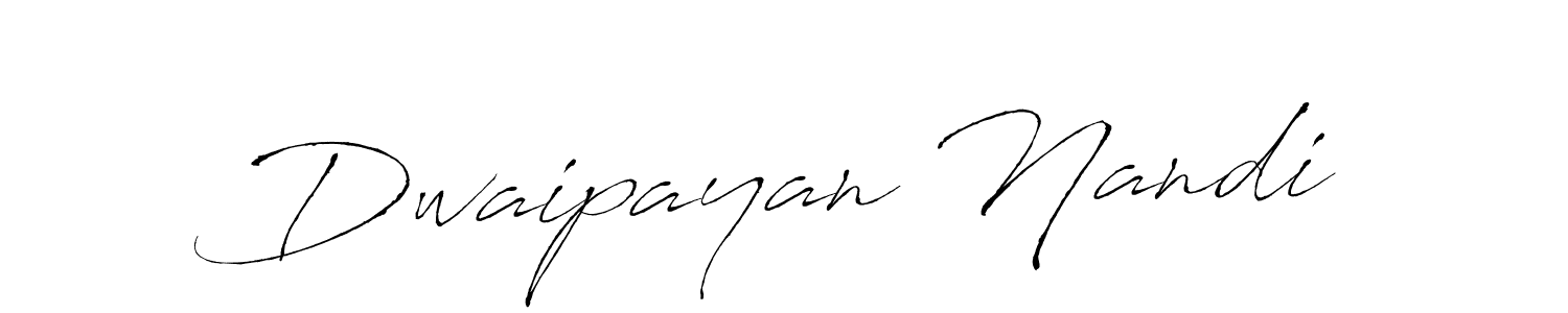 How to make Dwaipayan Nandi name signature. Use Antro_Vectra style for creating short signs online. This is the latest handwritten sign. Dwaipayan Nandi signature style 6 images and pictures png