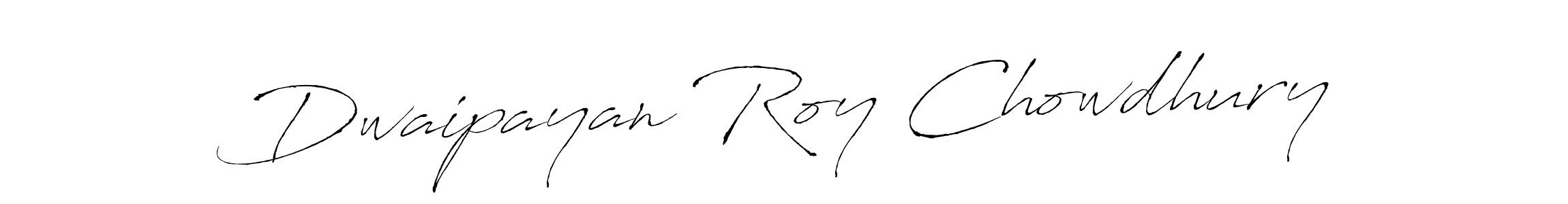 How to make Dwaipayan Roy Chowdhury signature? Antro_Vectra is a professional autograph style. Create handwritten signature for Dwaipayan Roy Chowdhury name. Dwaipayan Roy Chowdhury signature style 6 images and pictures png