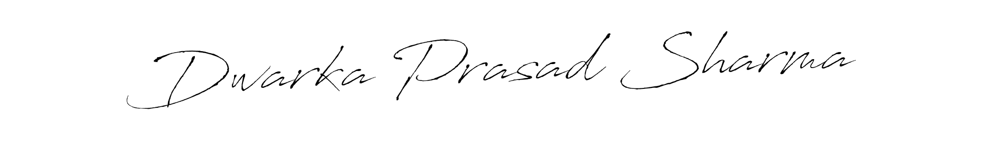 Design your own signature with our free online signature maker. With this signature software, you can create a handwritten (Antro_Vectra) signature for name Dwarka Prasad Sharma. Dwarka Prasad Sharma signature style 6 images and pictures png