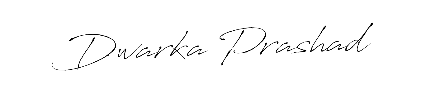 Create a beautiful signature design for name Dwarka Prashad. With this signature (Antro_Vectra) fonts, you can make a handwritten signature for free. Dwarka Prashad signature style 6 images and pictures png